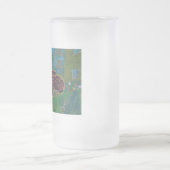 車 フロストグラスビールジョッキ (中央)