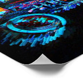 車、ホットナイト威厳がある、レノ ポスター (角)