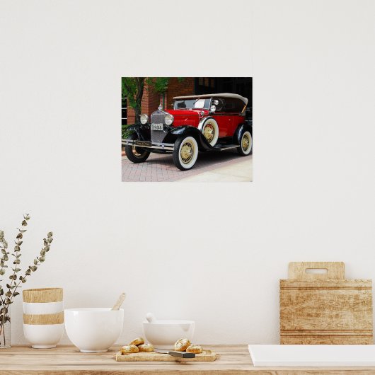 車 ポスター (キッチン)