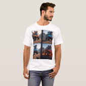 (車) メンズ ベーシック Tシャツ (正面フル)