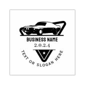 車 ラバースタンプ (インプリント)