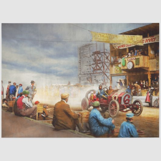 車 – レース – 食べ私の埃1910 薄葉紙 (正面)