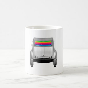 車+虹 コーヒーマグカップ