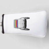 車+虹 ゴルフヘッドカバー (正面)