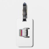 車+虹 ラゲッジタグ (裏面縦)