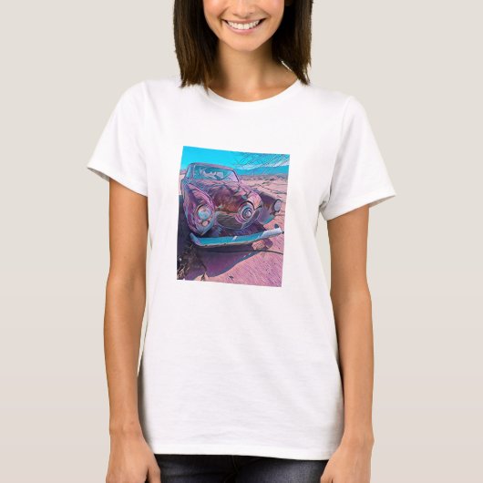 車 Tシャツ (正面)