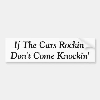 車Rockin -バンパーステッカー バンパーステッカー