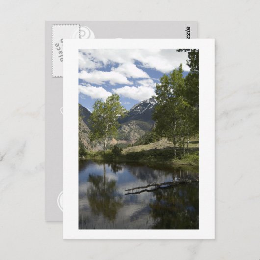 軌跡に沿った反射 ポストカード (正面/裏面)