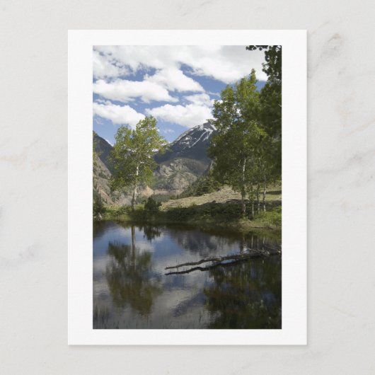 軌跡に沿った反射 ポストカード (正面)