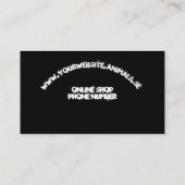 軌跡の個人用設定 名刺 (裏面)