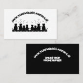 軌跡の個人用設定 名刺 (正面/裏面)