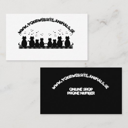 軌跡の個人用設定 名刺 (正面/裏面)