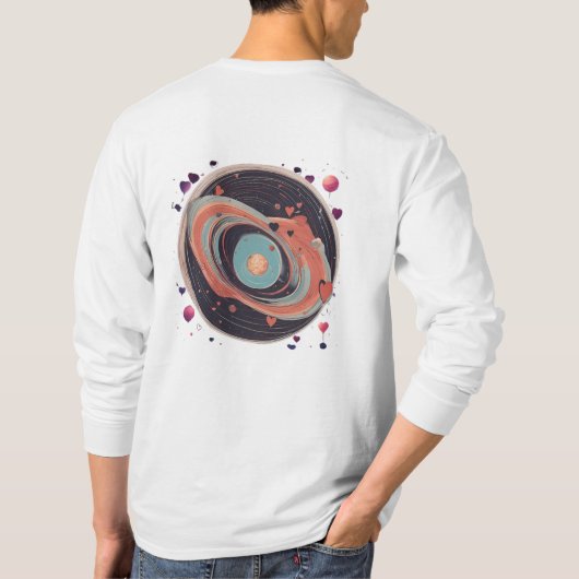 💖🌠 「軌道に乗った」 Tシャツ (裏面)