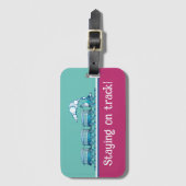 「軌道に乗ってろ！」 ラゲッジタグ (正面縦)