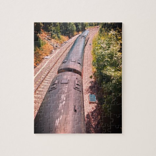 軌道に乗る ジグソーパズル (縦)