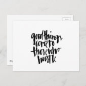 軌道に乗る ポストカード (正面/裏面)