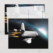 軌道に乗る ポストカード (正面/裏面)