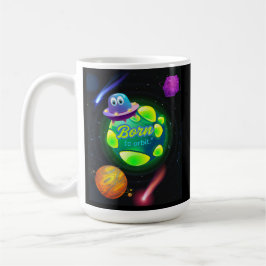 軌道に生まれて コーヒーマグカップ