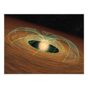 軌道の挨りだらけの惑星形成ディスク フォトプリント