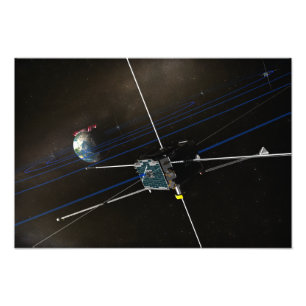 軌道の5 THEMISの宇宙船 フォトプリント