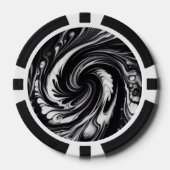 軌道を描く渦 ポーカーチップ (正面)