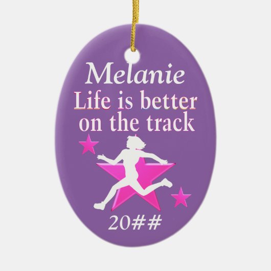 軌道スかわいらしターオーナメント セラミックオーナメント (正面)