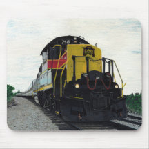 軌道上の列車の機関車