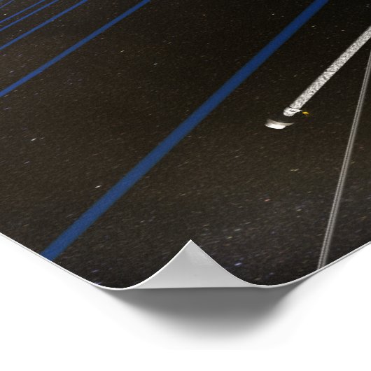 軌道上の5つのTHEMIS宇宙船 ポスター (角)