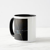 軌道上の5つのTHEMIS宇宙船 マグカップ (正面左)