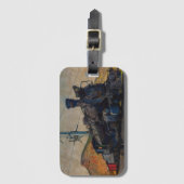 軌道上 – ヴィンテージ蒸気列車 ラゲッジタグ (正面縦)