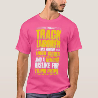 軌道労働者軌道層鉄道建築4 Tシャツ