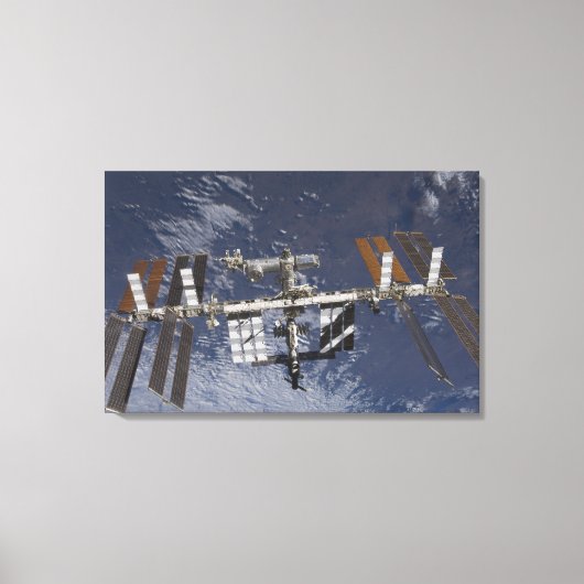 軌道国際的宇宙測点 キャンバスプリント (正面)
