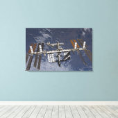 軌道国際的宇宙測点 キャンバスプリント (インサイチュ (ウッドフロア))