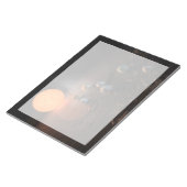 軌道星にあるトラピスト–1の7つののまわりに惑星。 ノートパッド (アングル)