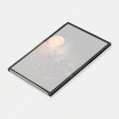 軌道星にあるトラピスト–1の7つののまわりに惑星。 ポストイット (アングル)