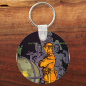 軍が兵を造る キーホルダー (正面)