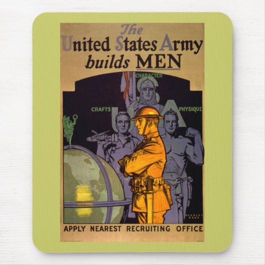 軍が兵を造る マウスパッド (正面)