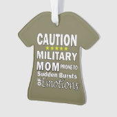 軍のお母さんのオーナメント オーナメント (正面)
