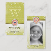 軍のお母さんカードをカスタマイズ コーリングカード (正面/裏面)