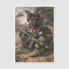 軍のわんこ 薄葉紙
