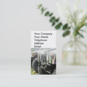 軍のオフロード車 名刺 (スタンド正面)