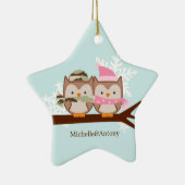 軍のカップルのクリスマスオーナメント セラミックオーナメント (右)