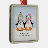 軍のカップルのクリスマスオーナメント メタルオーナメント (右)