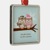 軍のカップルのクリスマスオーナメント メタルオーナメント (右)