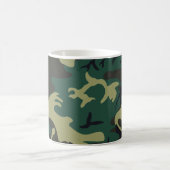 軍のカムフラージュのマグ コーヒーマグカップ (中央)