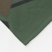 軍のカムフラージュパターン フリースブランケット (角)