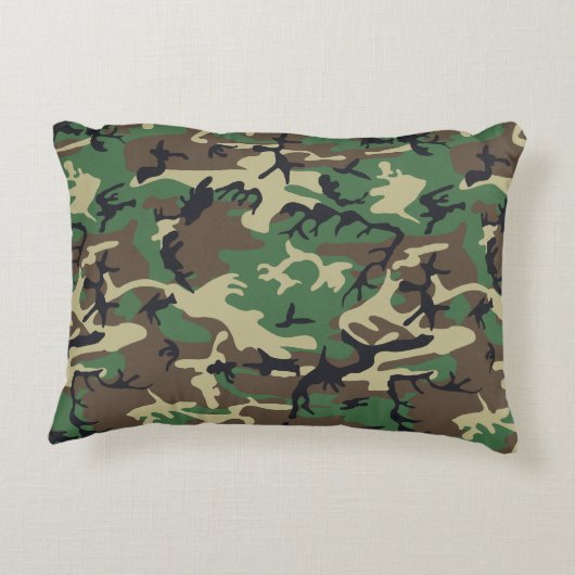 軍のカムフラージュ アクセントクッション (裏面)