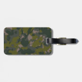軍のカムフラージュ ラゲッジタグ (裏面横)