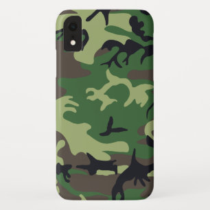 軍のカムフラージュ iPhone XRケース