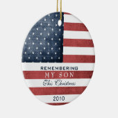 軍のクリスマス セラミックオーナメント (右)